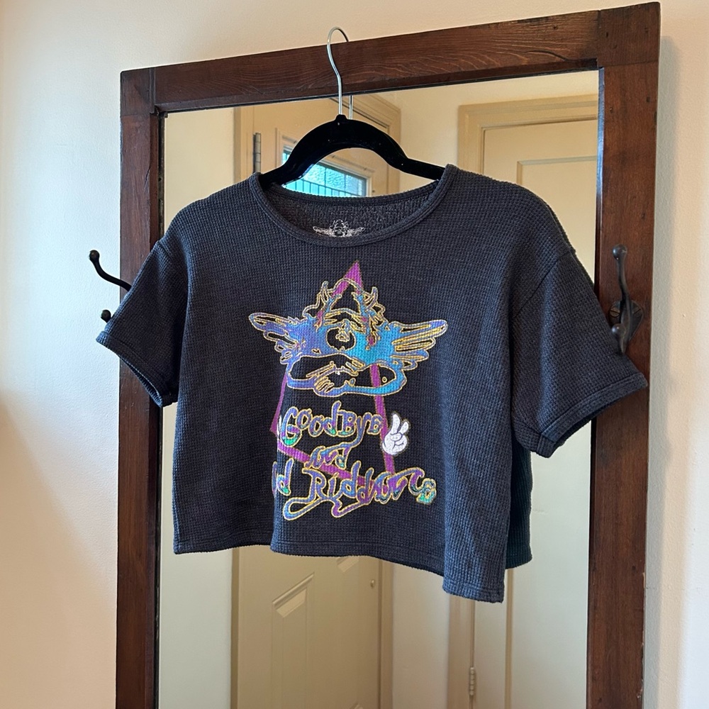 BOYS LIE Grey Thermal Tee